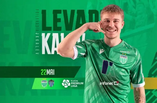 KODUMÄNG: FCI Levadia võõrustab nädalasiseses voorus Tallinna Kalevit