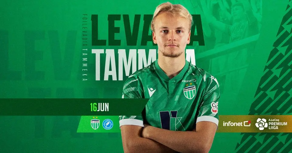 FCI Levadia jätkab Premium liiga mängudega 16. juunil kodus Tammeka vastu